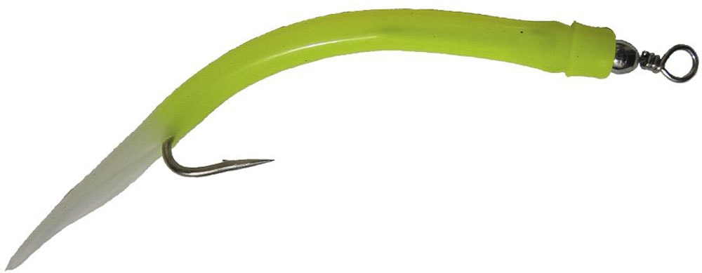 Wiggler Gummi Makk Gul/Lys #10/0 4-pack -