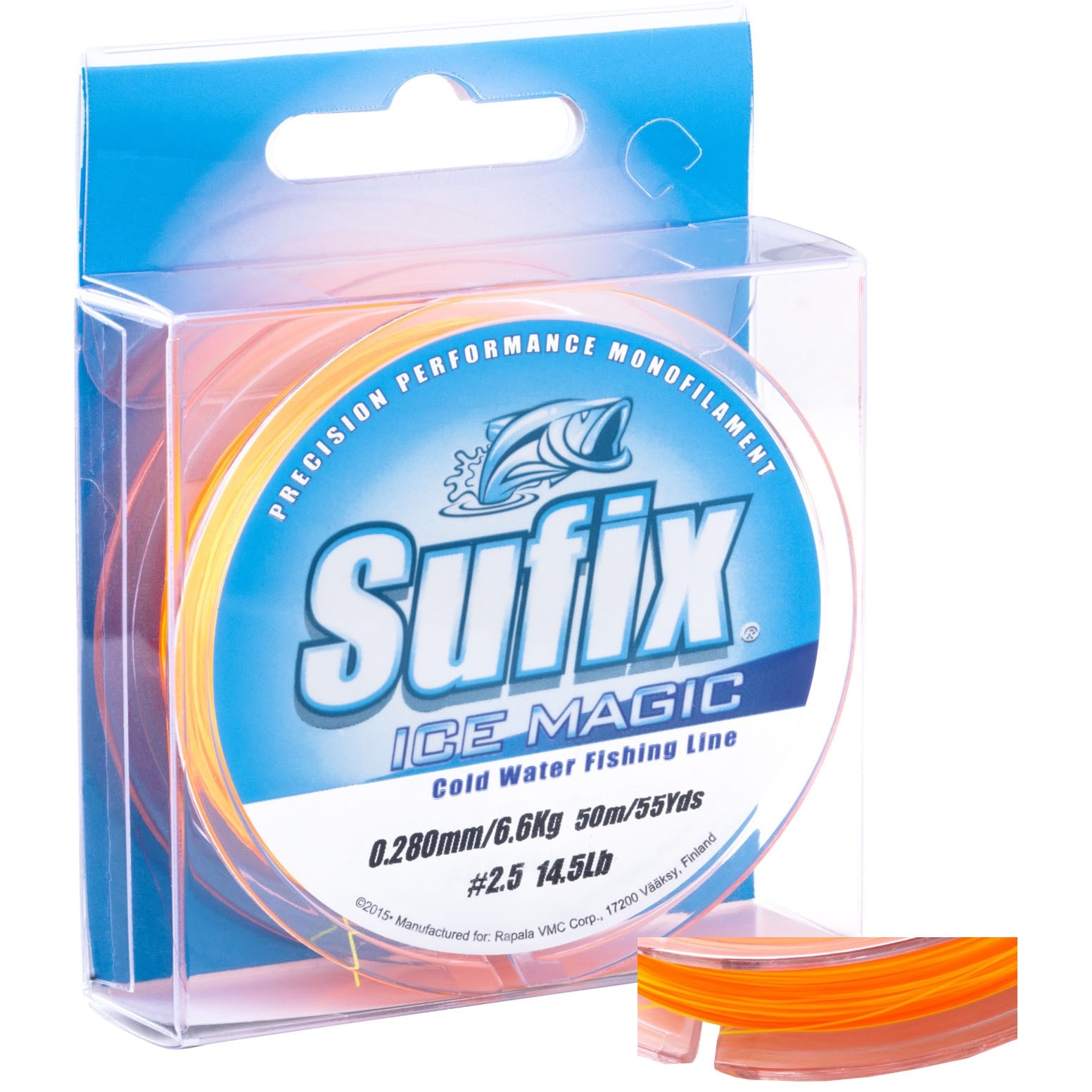 Sufix Ice Magic 0,195 mm 50 m Neon Yellow/Orange -