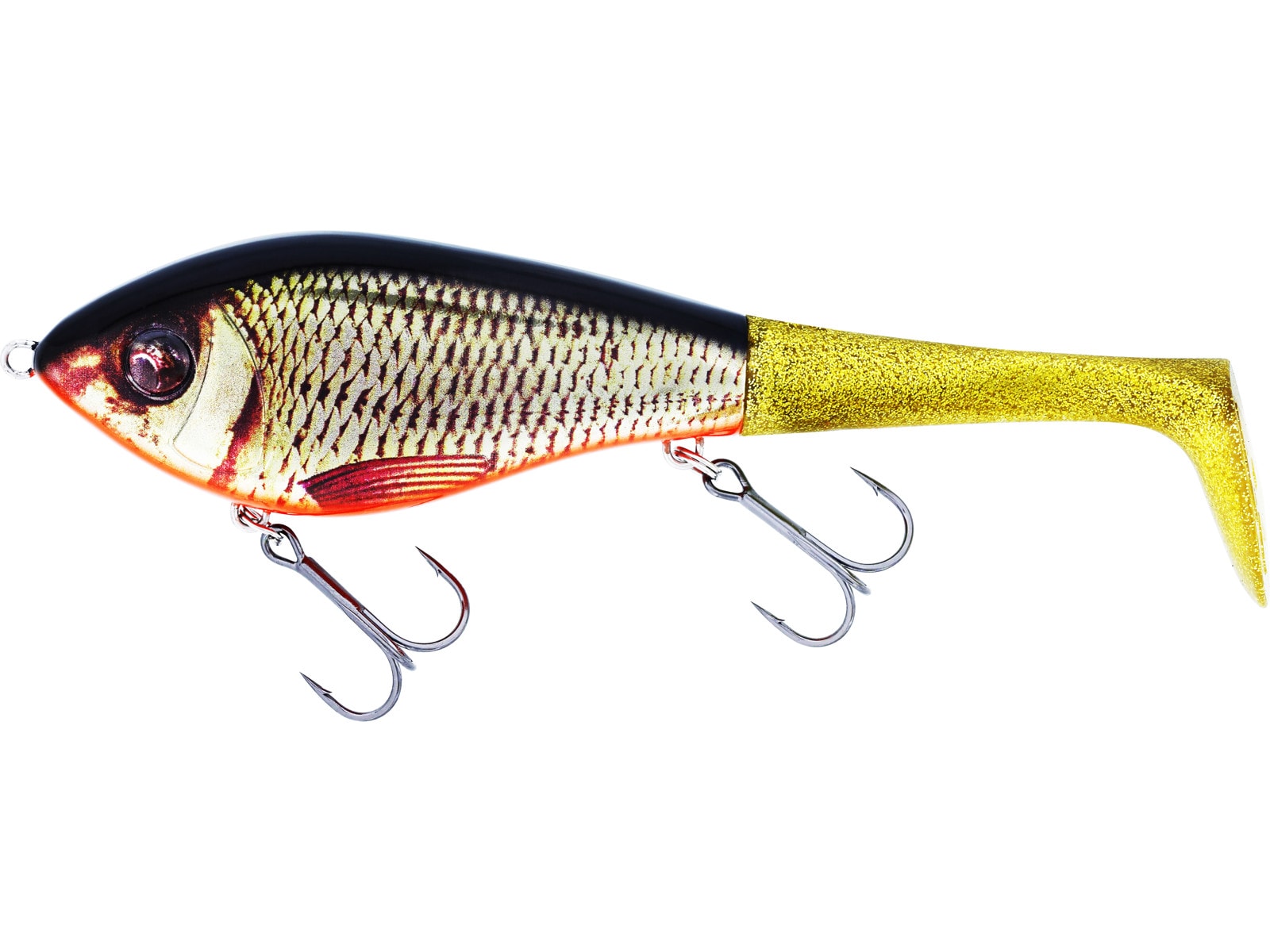 Westin Swim Tail 12cm 62g Suspending Real Rudd 1 Body 2 Tails