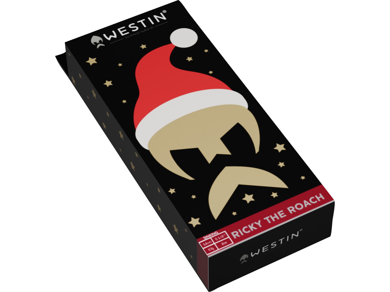 Westin Ricky The Roach Shadtail Christmas Edition 2025 14cm 57g Sjunkande