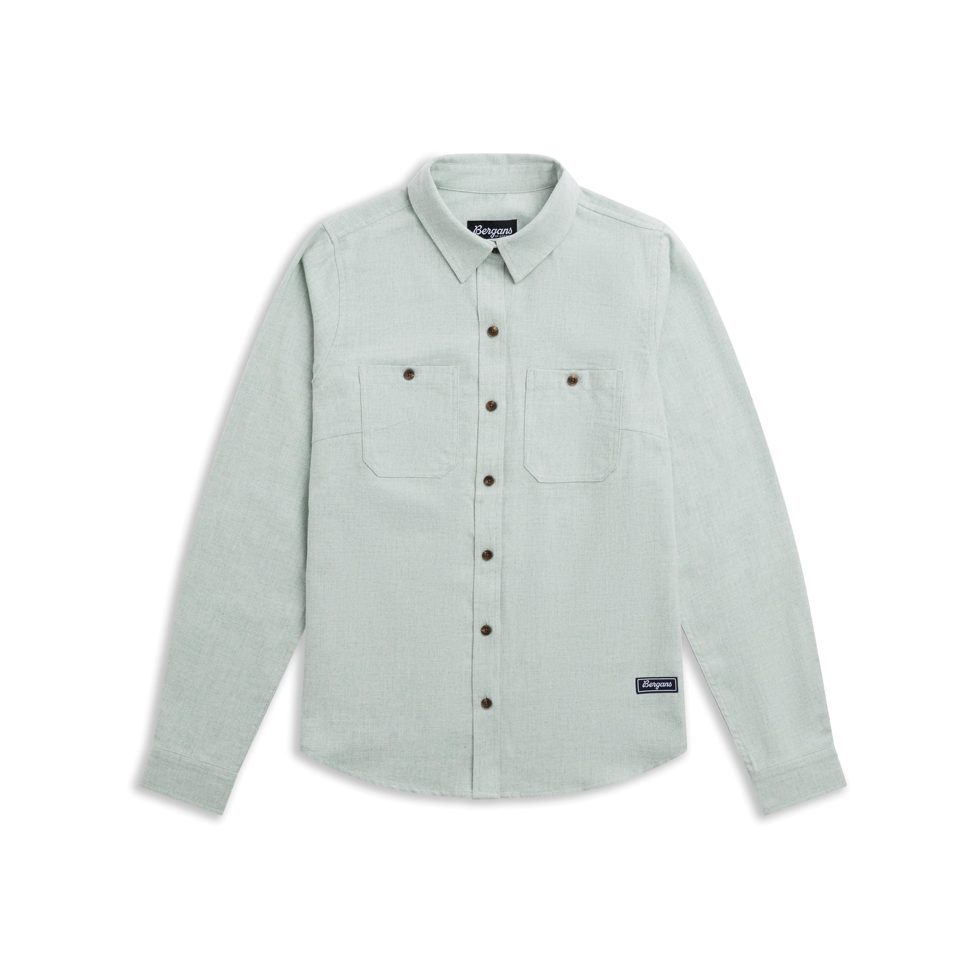 Bergans Nordmarka Flanellskjorta Dam Dried Sage XL