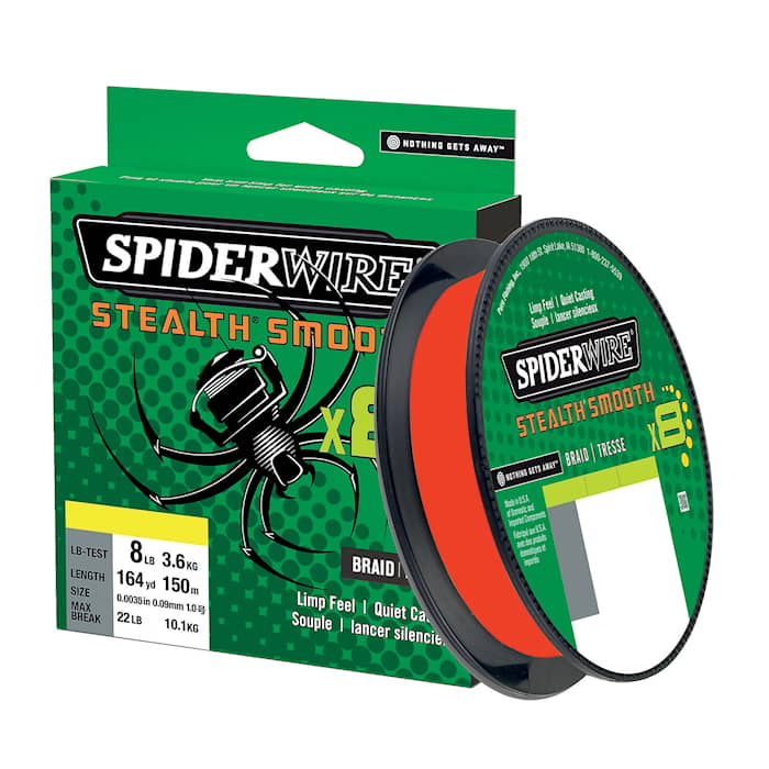 Spiderwire Stealth Smooth 8 Red 150m Flätlina
