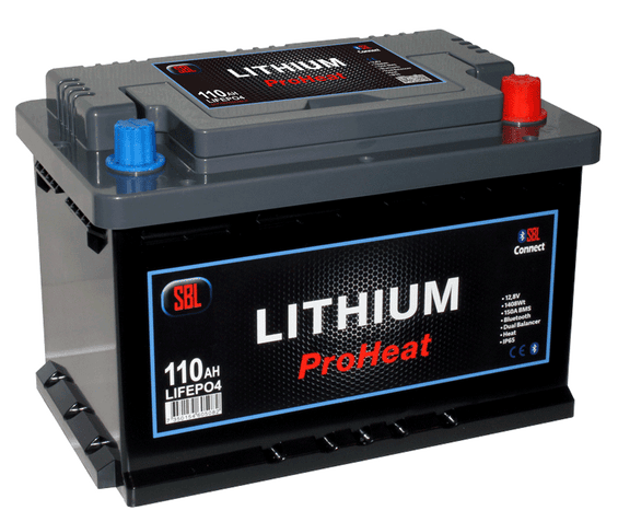 SBL 110Ah Lithium Bluetooth och värme