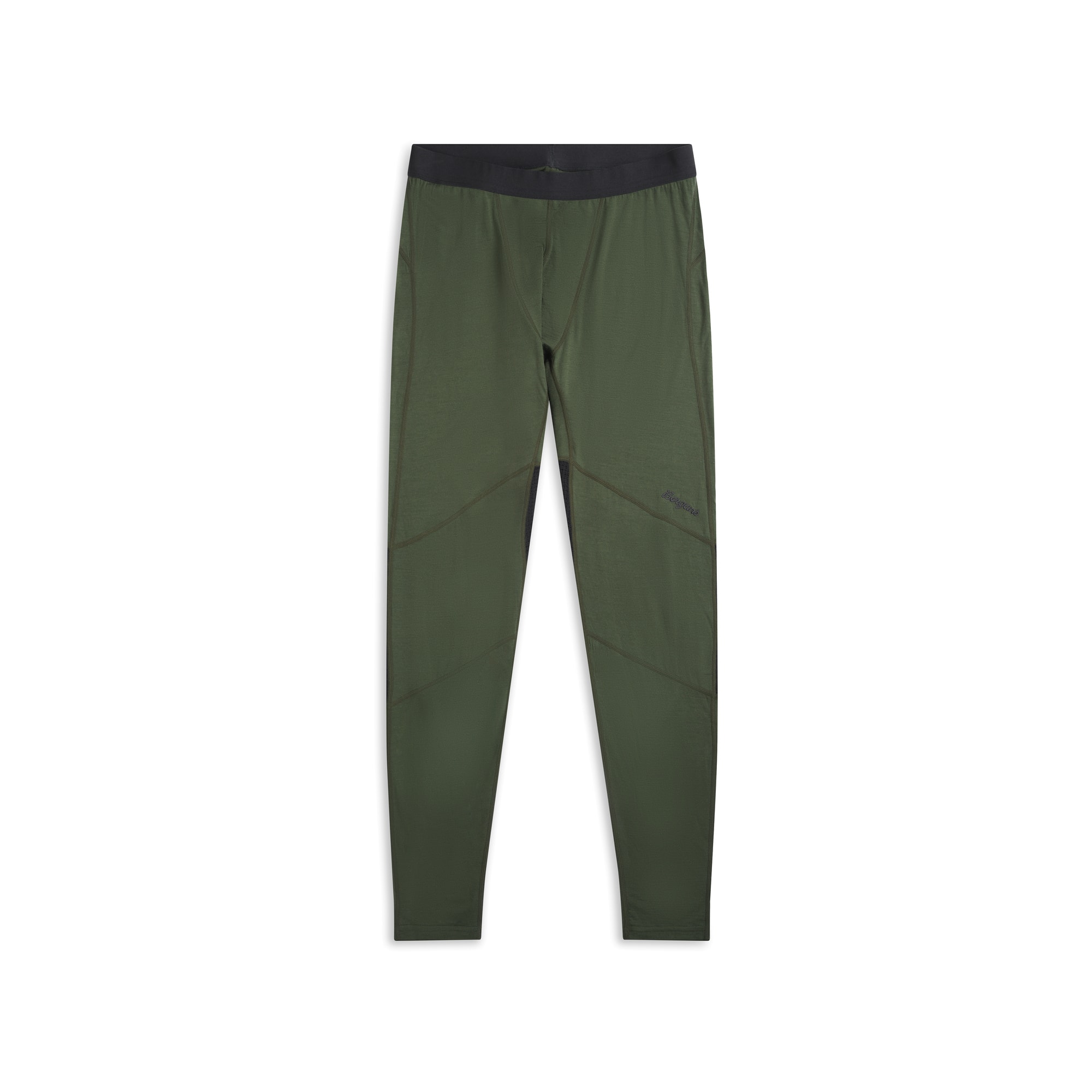 Bergans Inner:Pure Merino Underställsbyxor Herr Pine Forest/Dark Shadow Grey