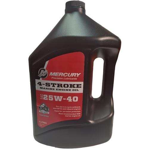 Mercury Mercruiser Olja Qs 25W/40 Mercruiser 4L