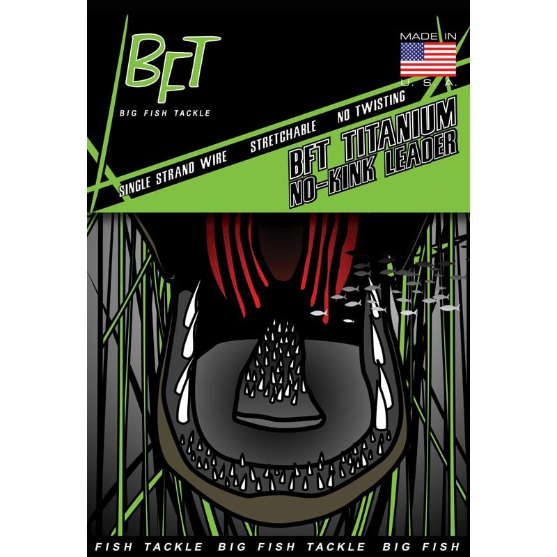 BFT Titanium No-Kink Leader 30 lb 10 fot