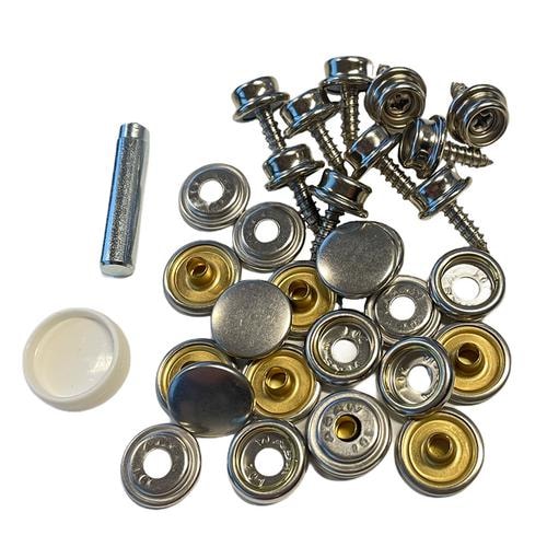 Tryckknapp 10st med Skruv