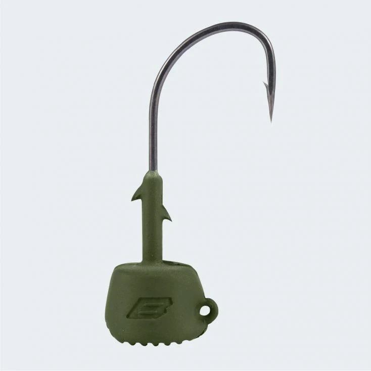 BKK Silent Chaser-Draggin' NED, 3/16oz / 5,3g - 1/0# - Green 4-pack