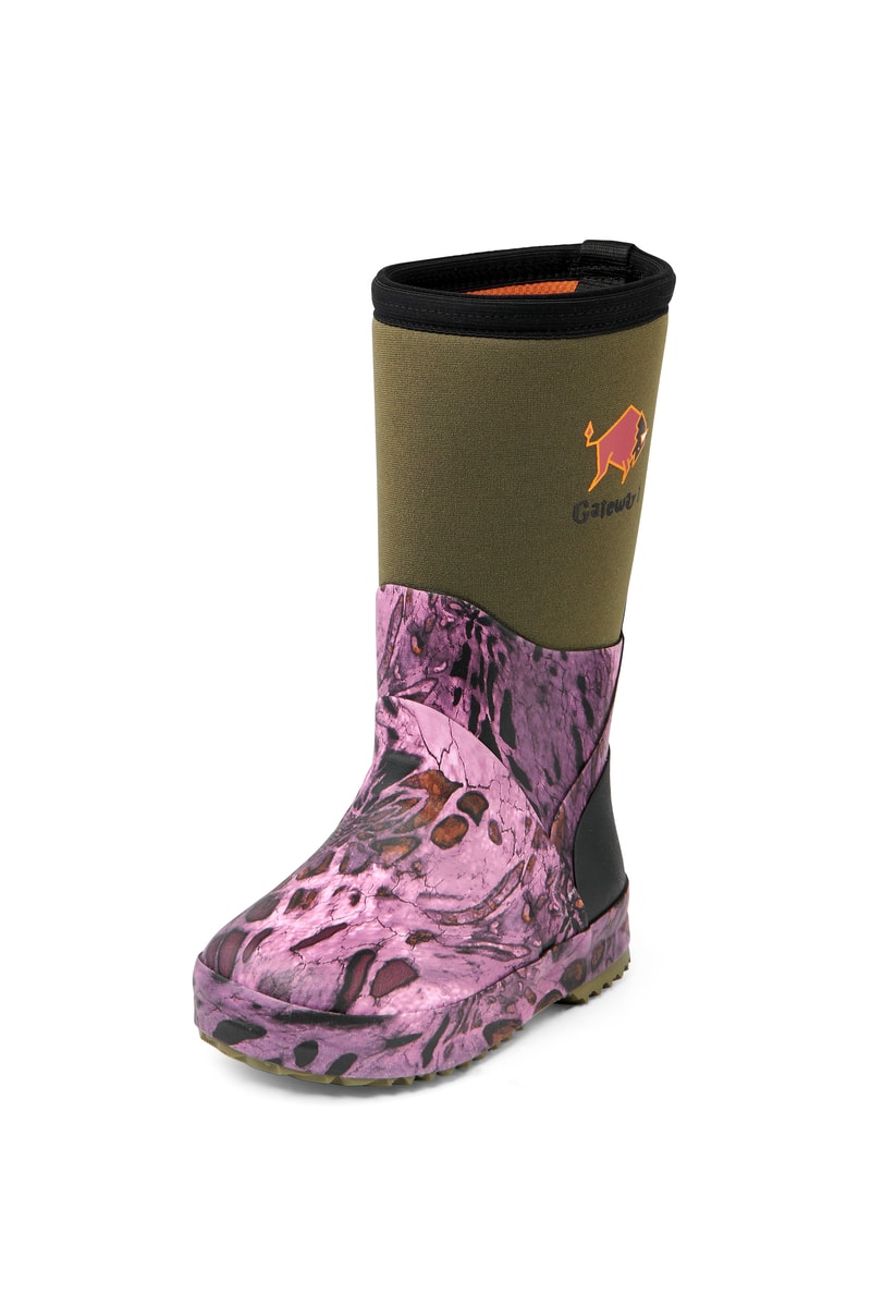 Gateway1 Wetland Master 12" 7mm Gummistövlar Barn Prym1(R) Pink out
