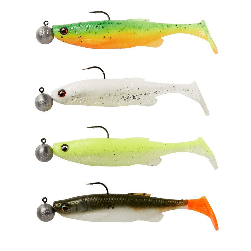 Savage Gear Fat Minnow T-TAIL RTF Färdigriggade 4pcs