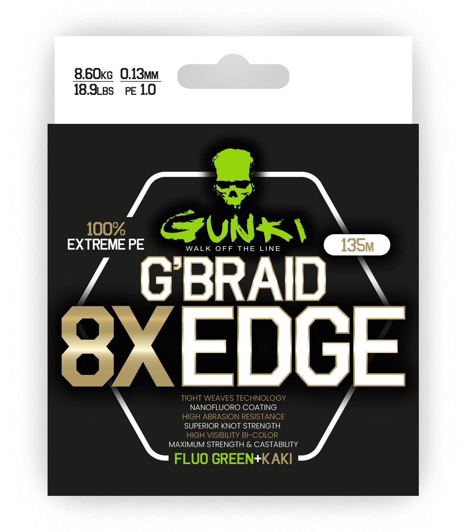 G'Braid 8X Edge Pe 3.0-0.28 135M
