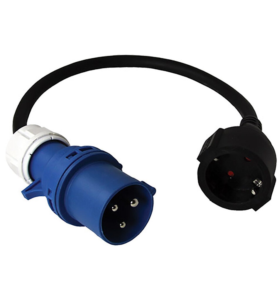 Adapterkabel Smart Living CEE-hane till Schuko-hona 0,5 m