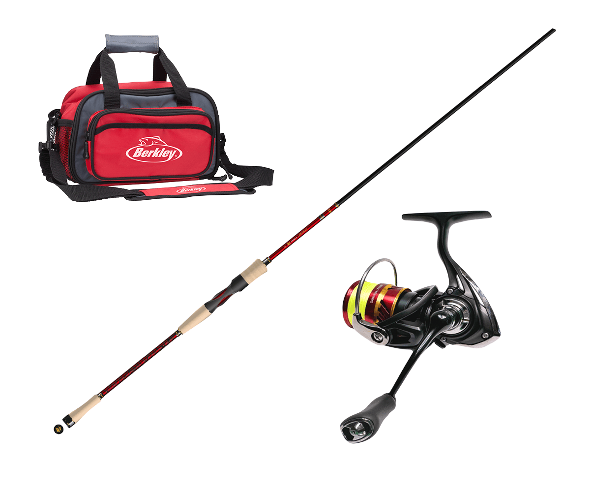 Daiwa Samurai V2 Haspelcombo inkl. Berkley Betesväska