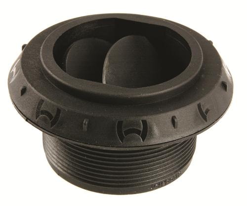 Webasto Utblås 60mm Stängbar Svart