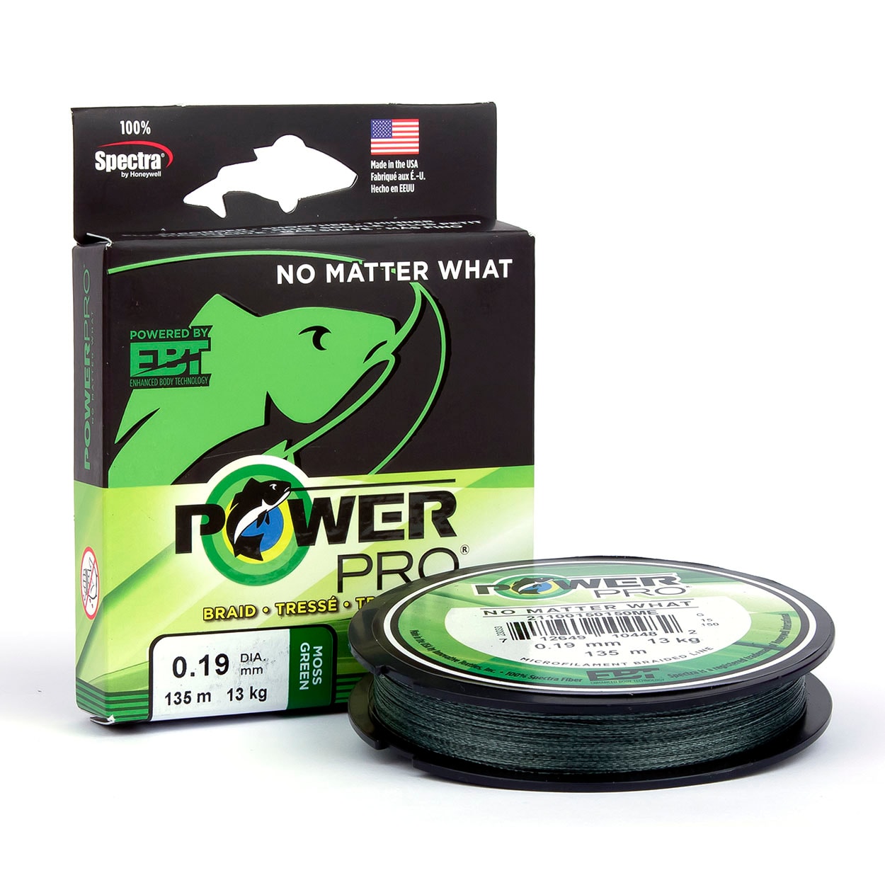 PowerPro 135m 0.41mm 40kg Moss Green