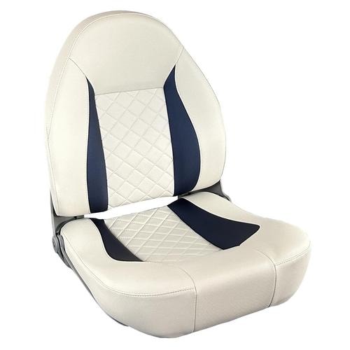 Stol Comfort Pro Vit/Mörkblå