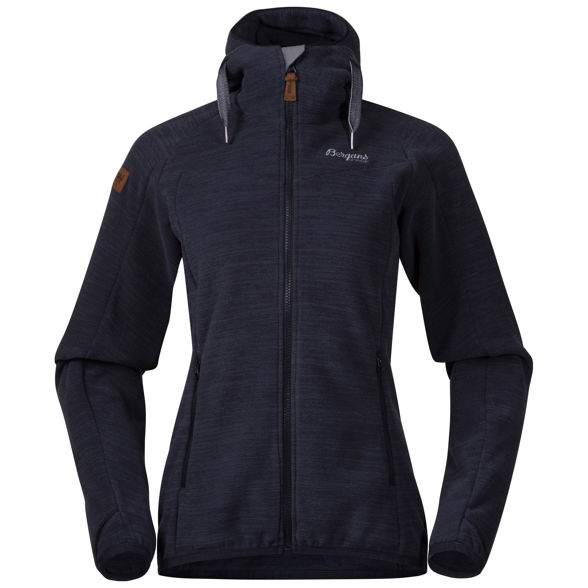 Bergans Hareid Fleecejacka Dam Dark Navy L