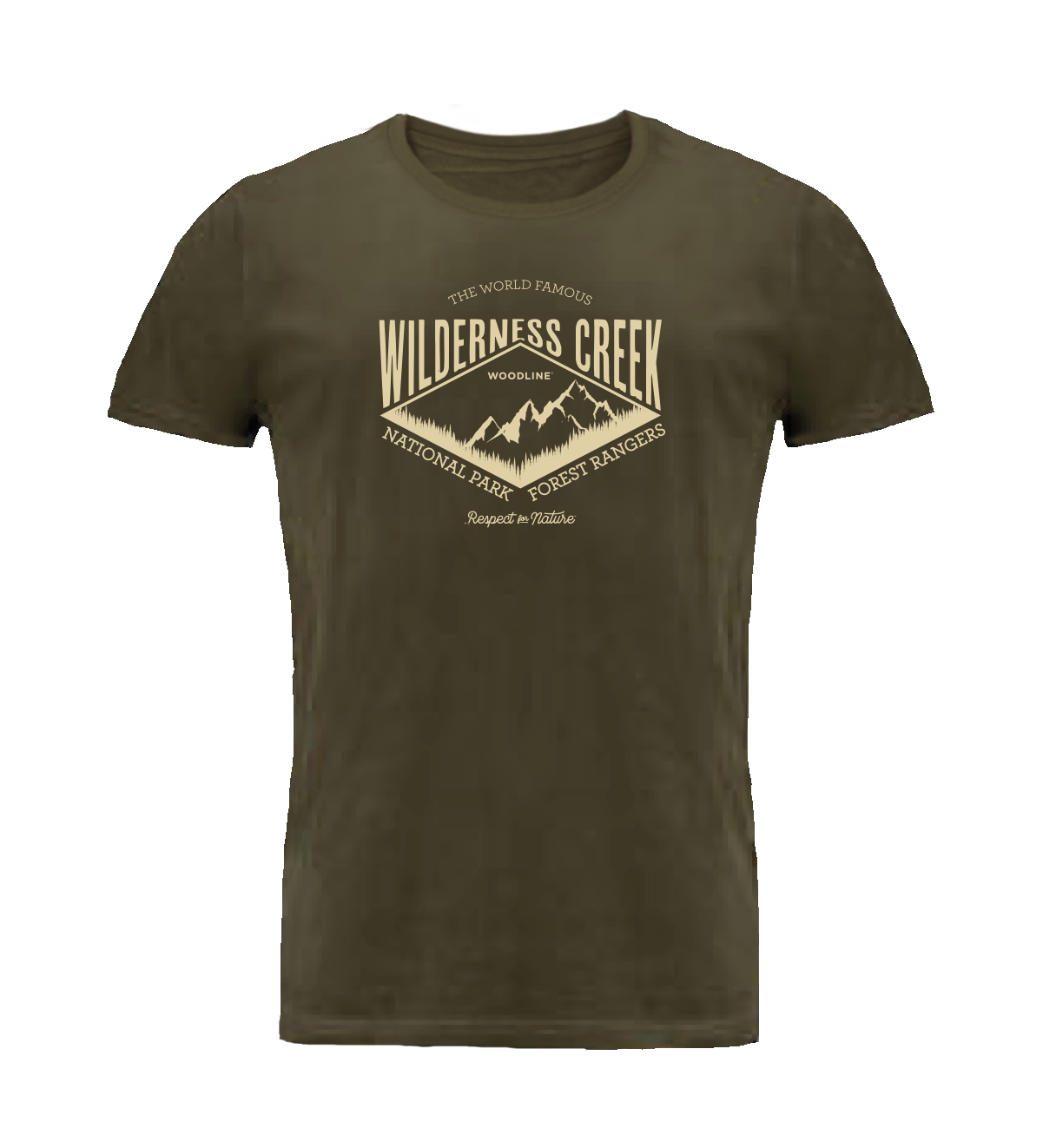 Woodline T-shirt Wilderness Creek Grön 3XL