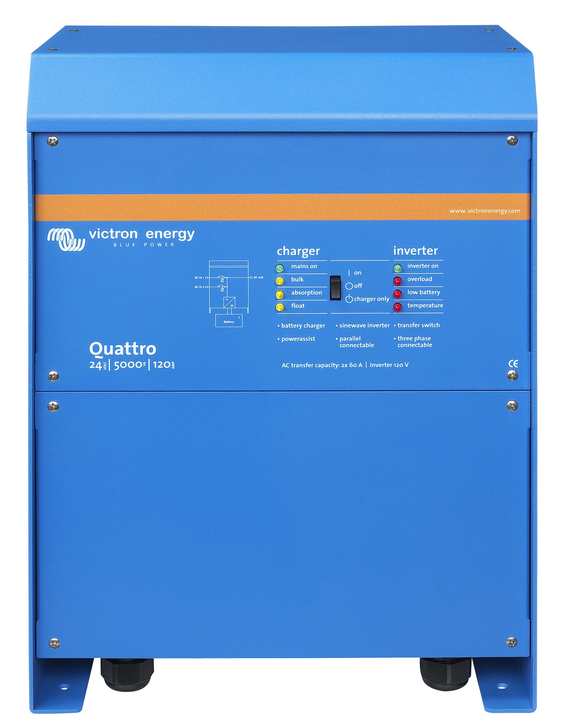 Quattro 24/5000/120-100/100 120V-OBS!