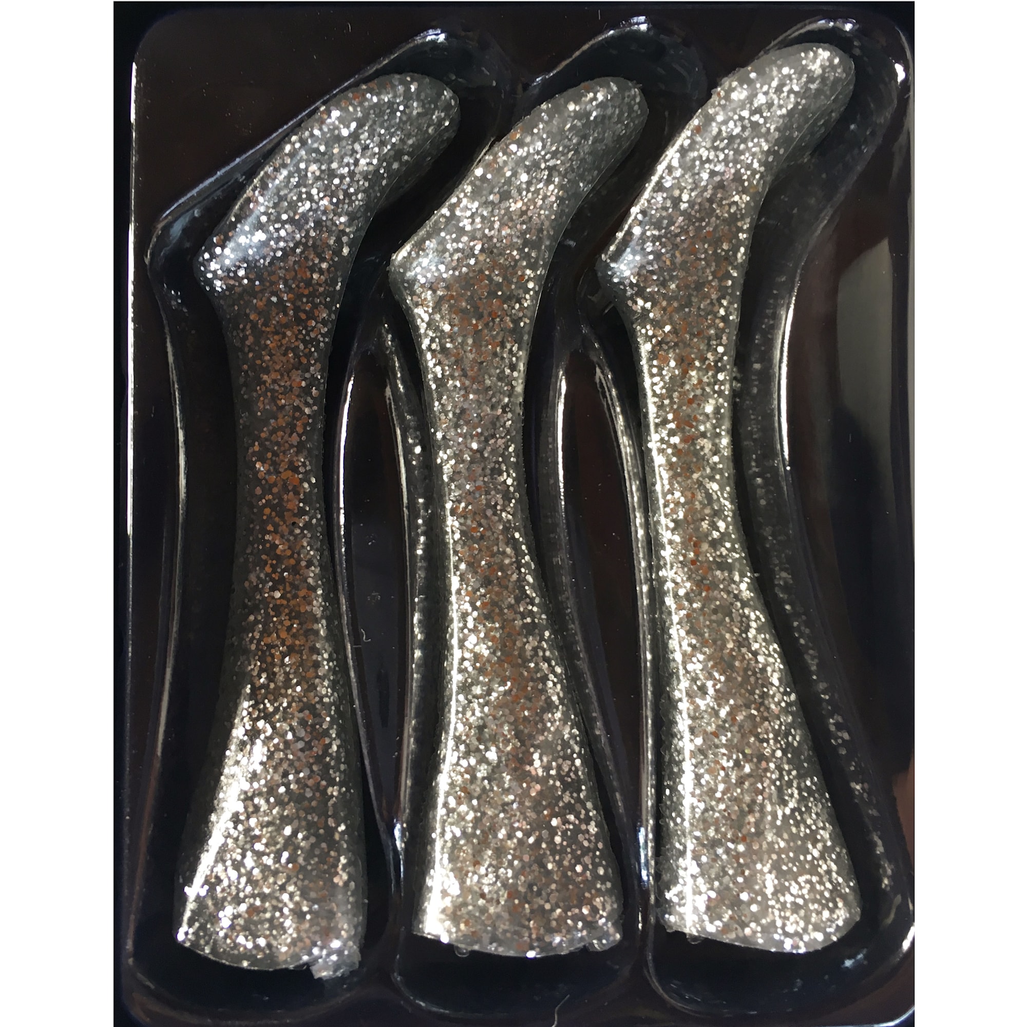 Headbanger Shad 22 cm Replacement Tails Motoroil 3-pack