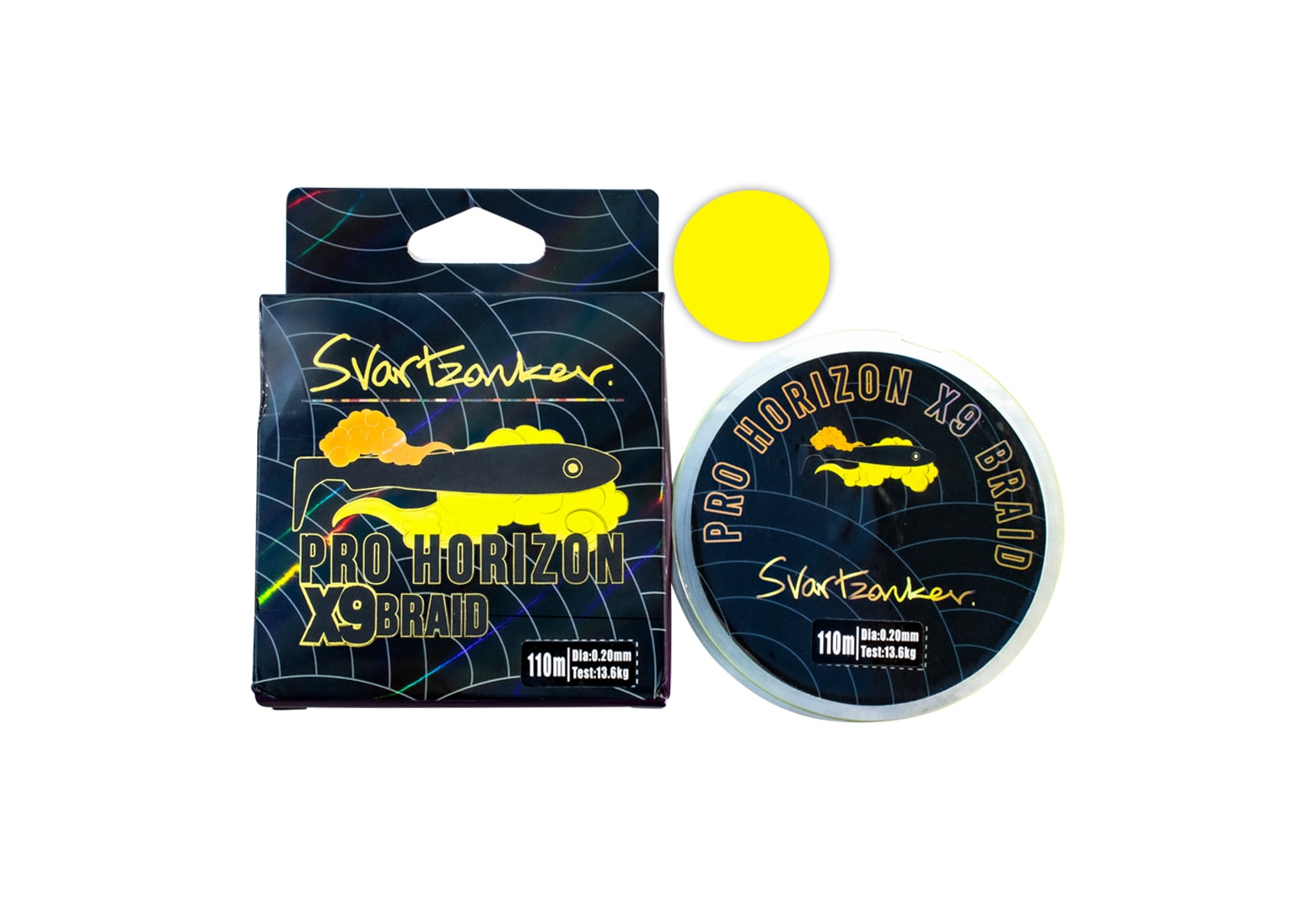 Svartzonker SZ Pro Horizon X9 Braid Yellow 110m -  0,25 - 19,9 kg