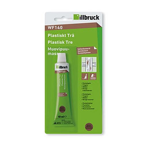 Illbruck Plastiskt trä 40ml, mellanbrun