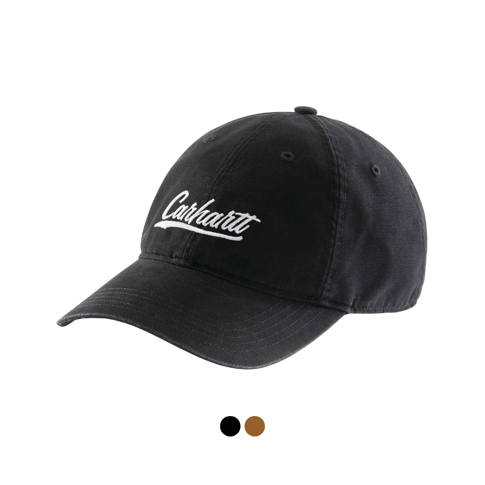 Carhartt Canvas Script Graphic Keps Black