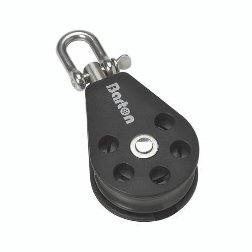 Barton Marine Block Enkelt 8mm Svivelögla