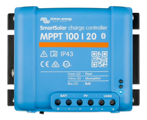 Victron Energy Solcellsregulator SmartSolar MPPT 100V/20A IP43 med Bluetooth