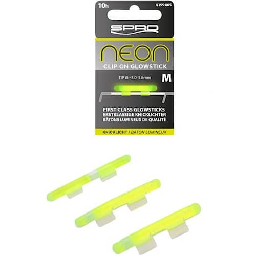 SPRO Neon Clip On Glow Sticks 1-pack Large