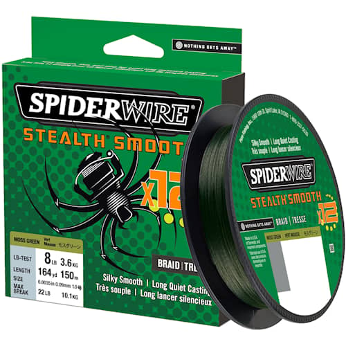 Spiderwire Stealth Smooth 12 0,15 mm 150 m Moss Green