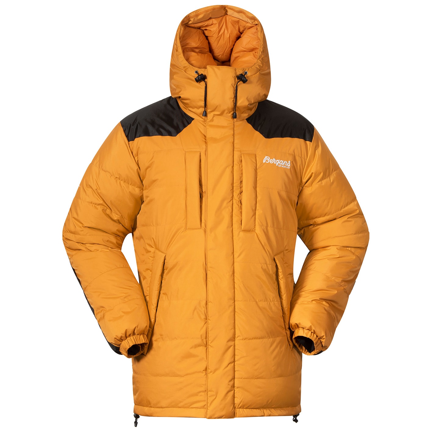 Bergans Expedition Down Parkasjacka Unisex Arctic Ocean Yellow/Black XXL