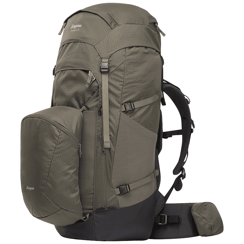 Bergans Trollhetta Ryggsäck 80L Dark Green Mud