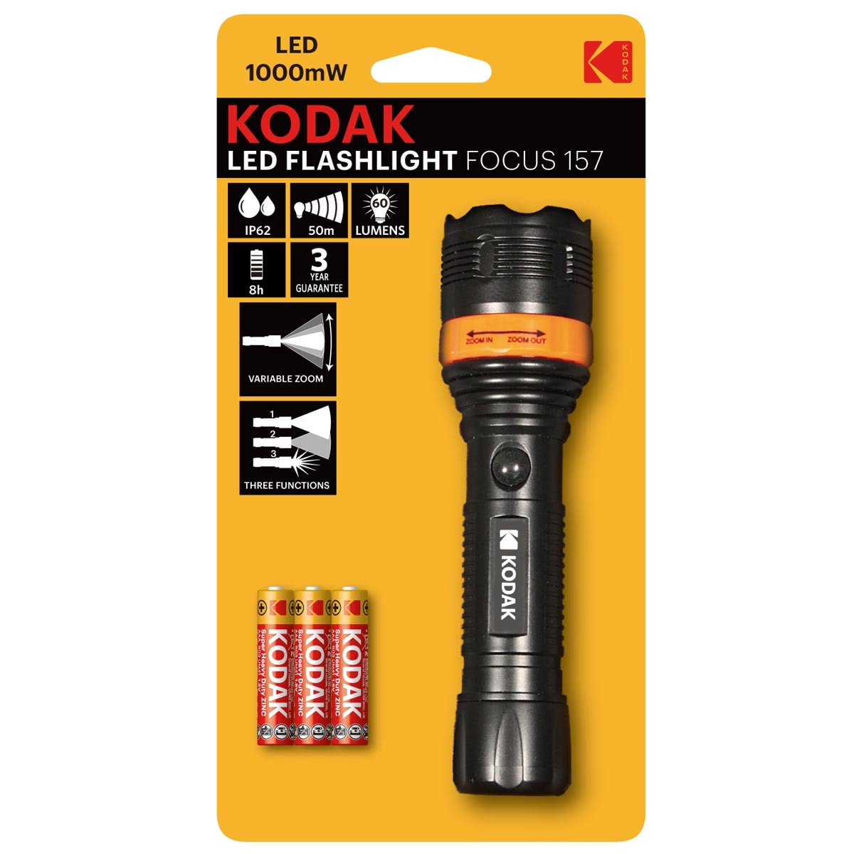 Kodak Led Ficklampa Focus 157