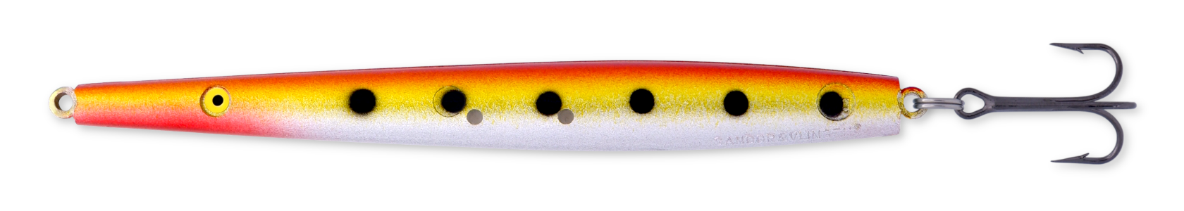 Gladsax Sandgrävlingen Orange/silver/lime 27g