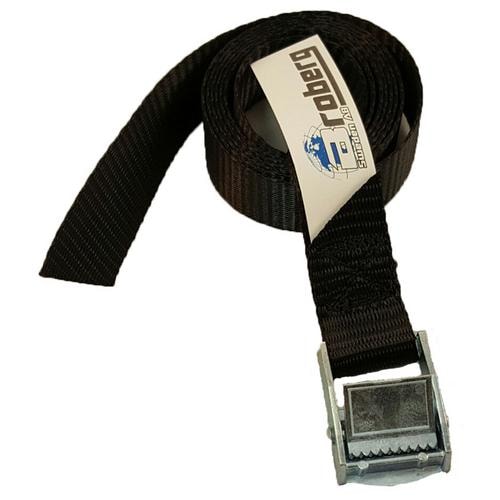 Broberg Marine Band/Lås 25mm X 0,5M Svart 2St