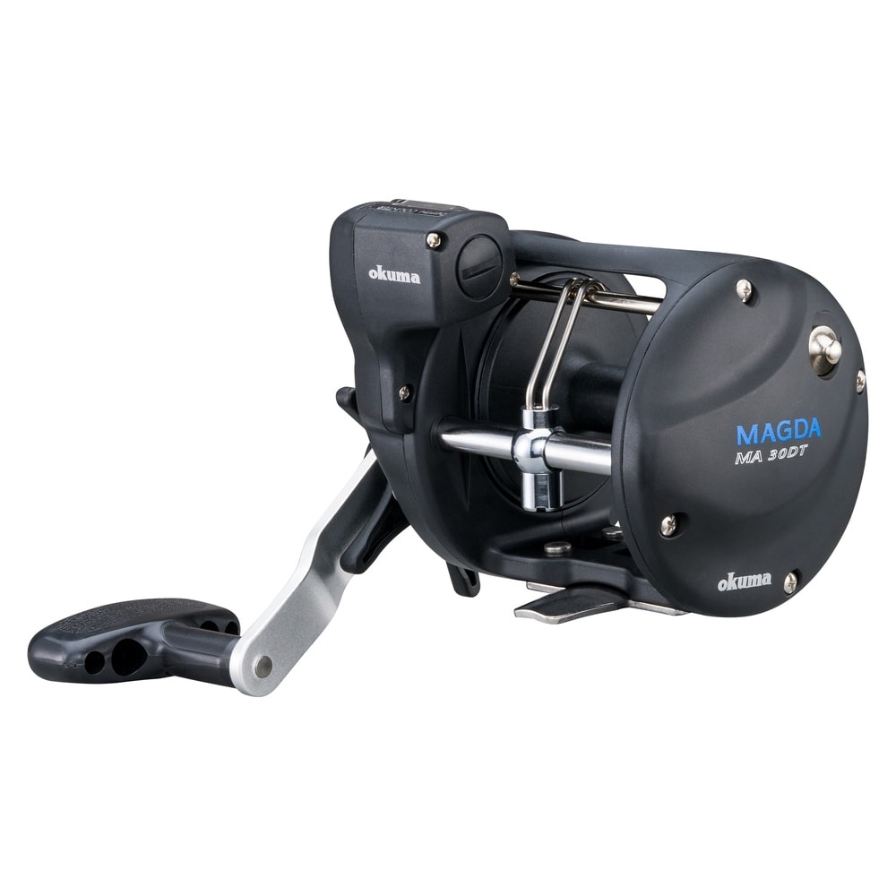 Okuma Magda MA-15DT Dubbelvev Linecounter Trollingrulle