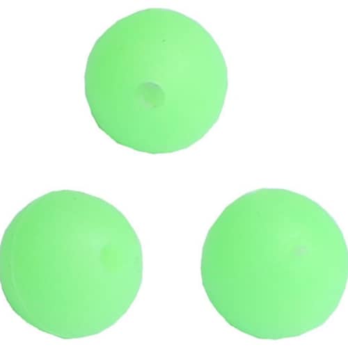 Wiggler Soft Beads Glow Green 4 mm 20-pack
