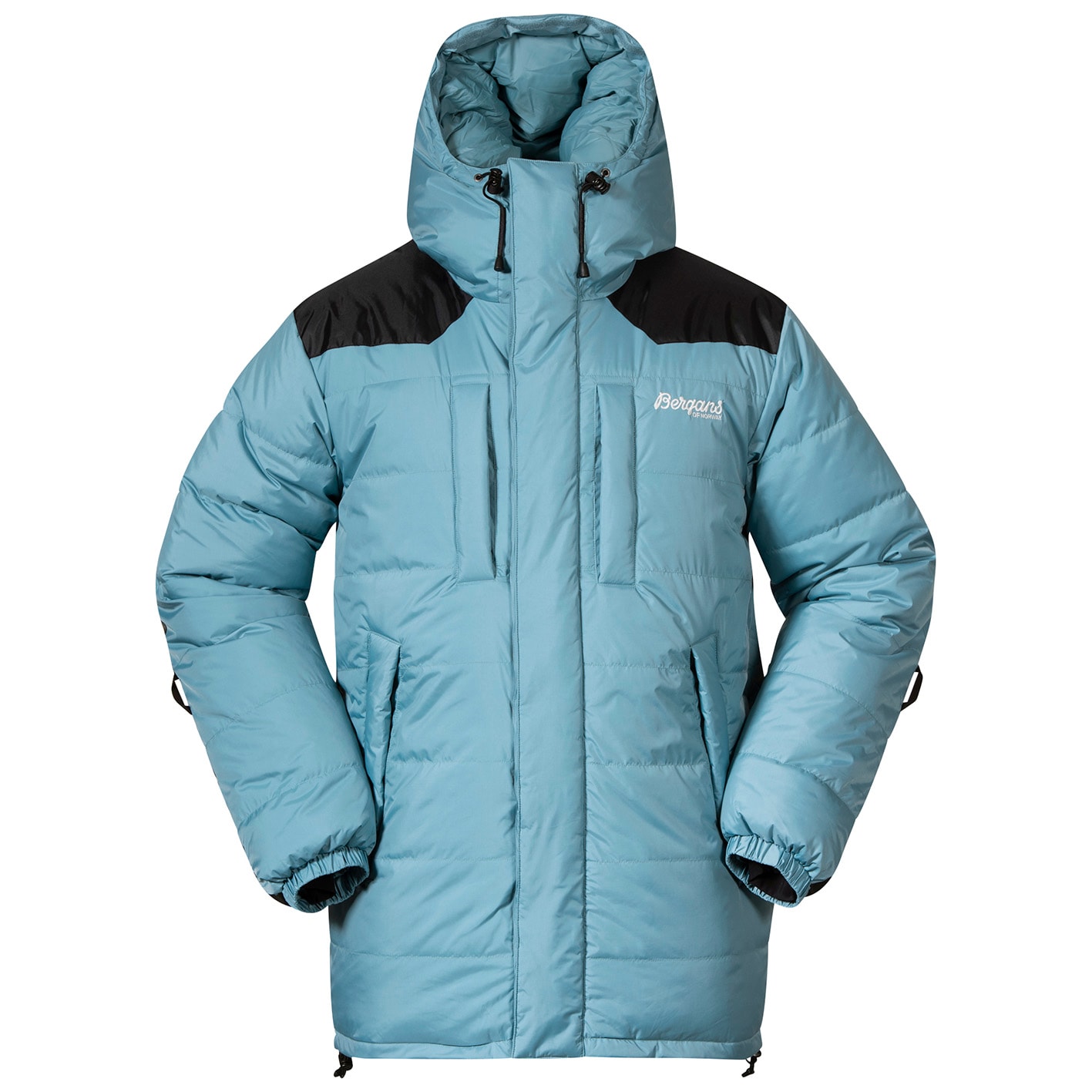 Bergans Expedition Down Parkasjacka Unisex Arctic Ocean Blue/Black XXL