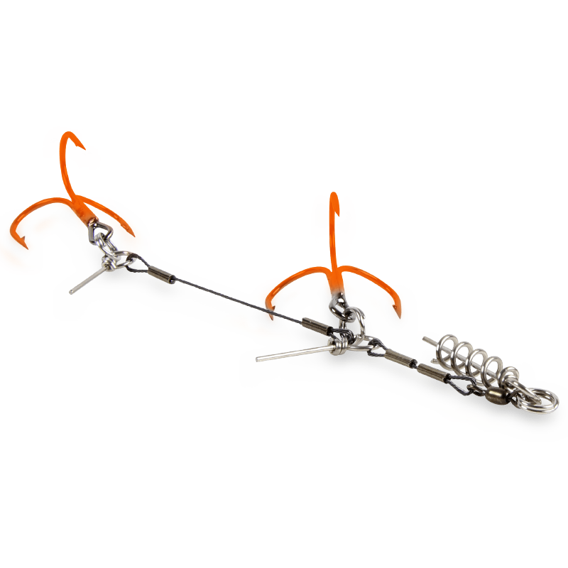 CWC Titanium UV Orange Stinger 50lb Junior Tandem 1