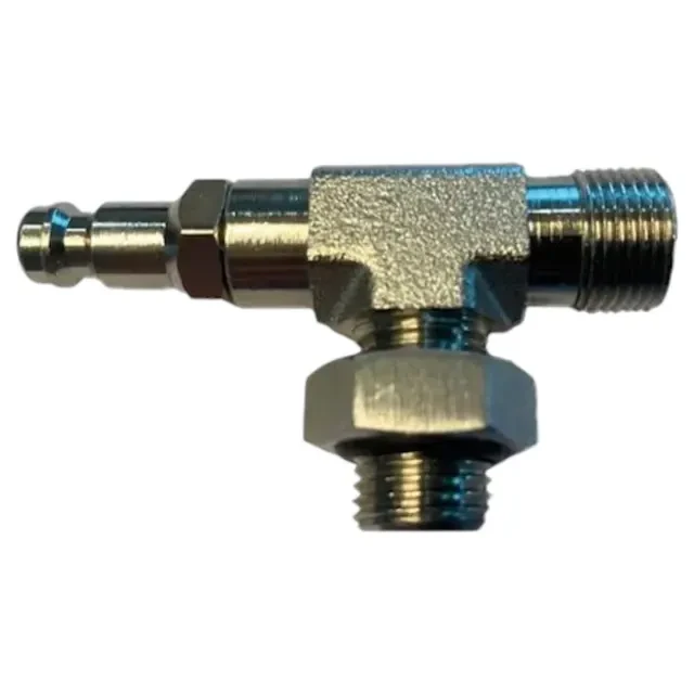 Glydus hydraulkoppling T-kors med avluftning