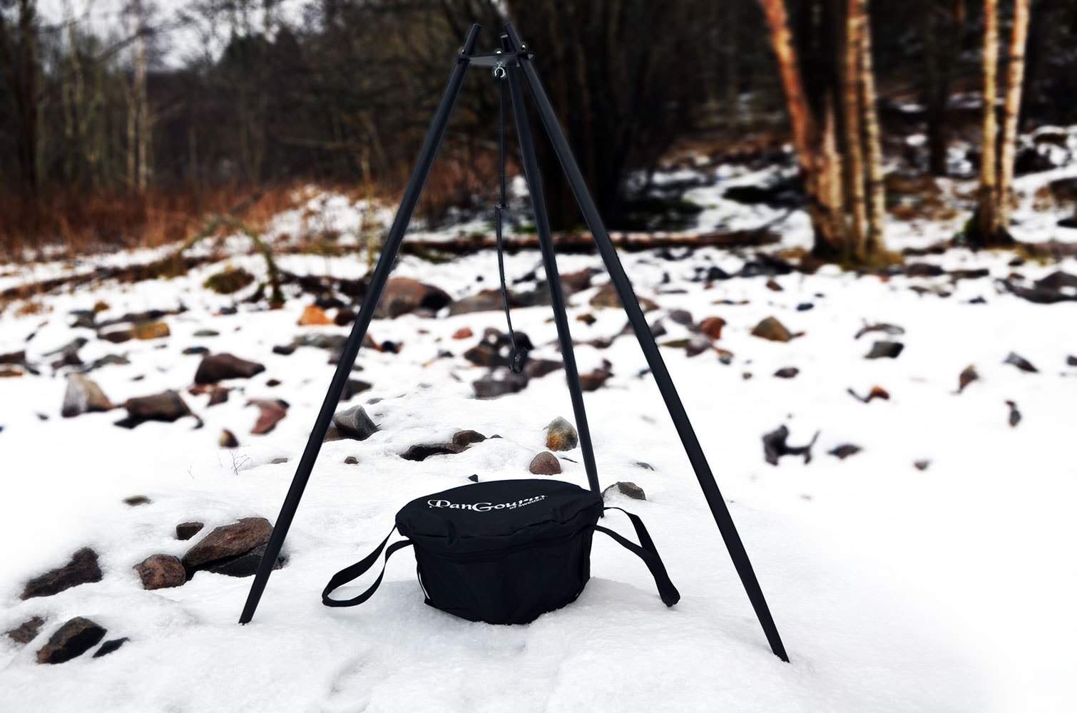 Gjutjärnsgryta med stativ 8 liter Pan Gourmet