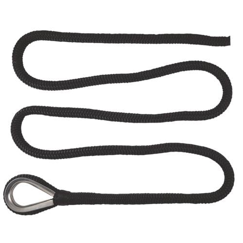 Xmarine Förtöjningslina 18mm 4M Svart