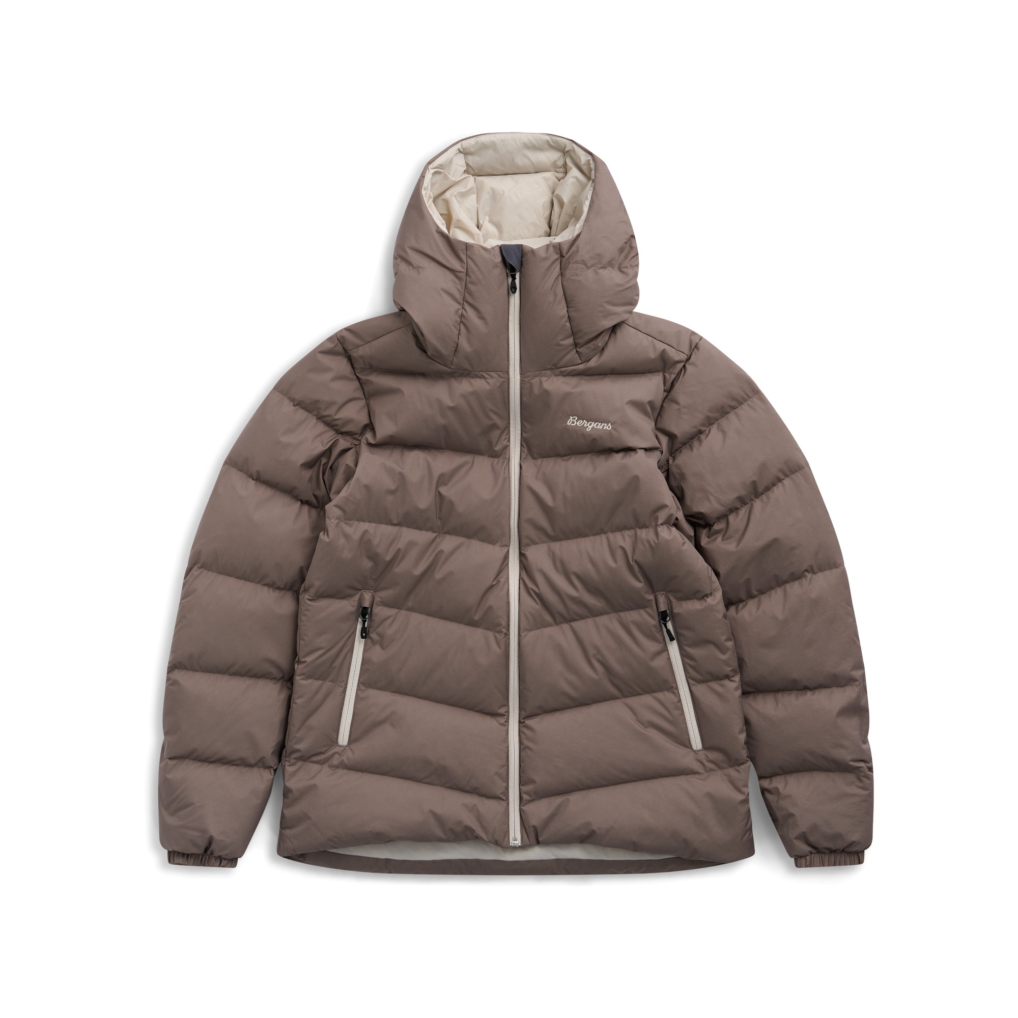 Bergans Garmo Down Hood Jacka Dam Rock Taupe