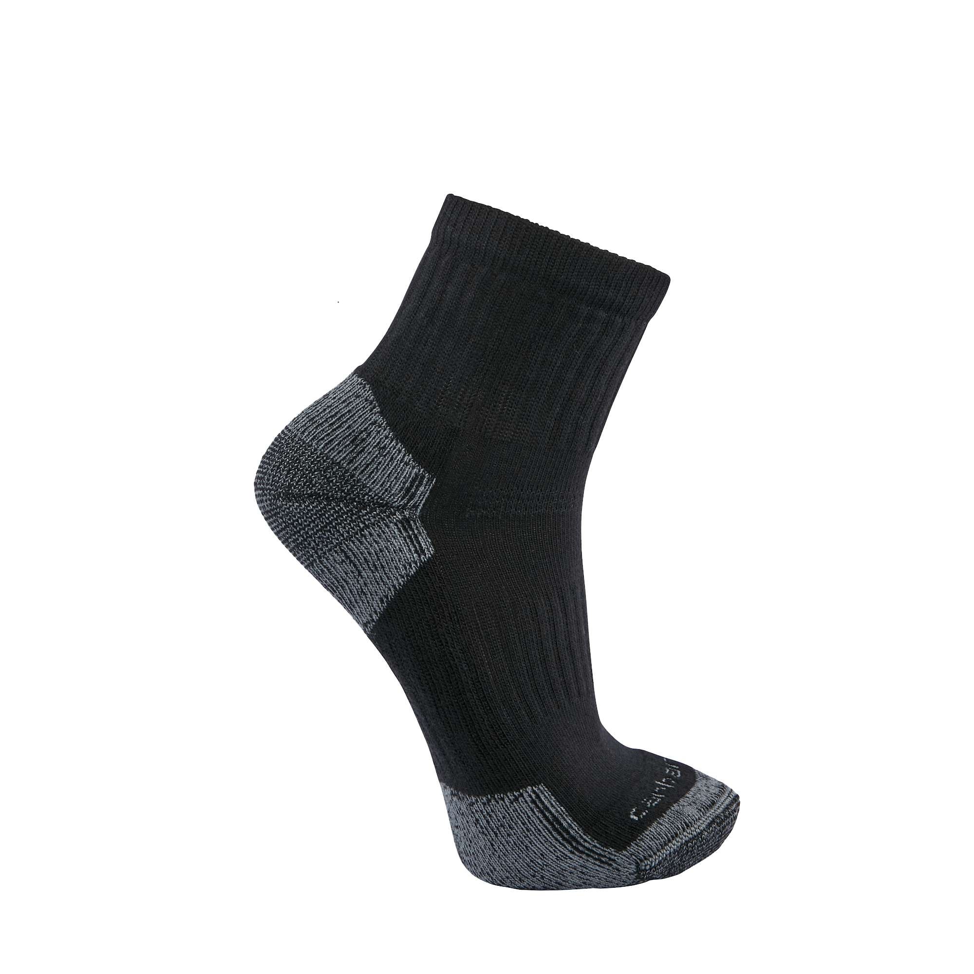 Carhartt Cotton Blend Quarter Strumpor 3-Pack Herr Black XL