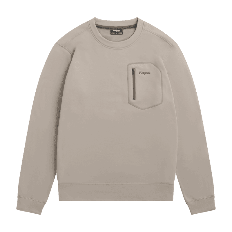 Bergans Midtli Midlayer Tröja Herr Rock Taupe XXL