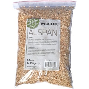 Wiggler Rökspån 250 g Alspån