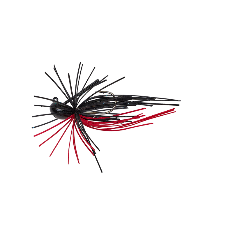Skirt Flirt Jig #1 6,5cm 7,5g Sinking Black Red