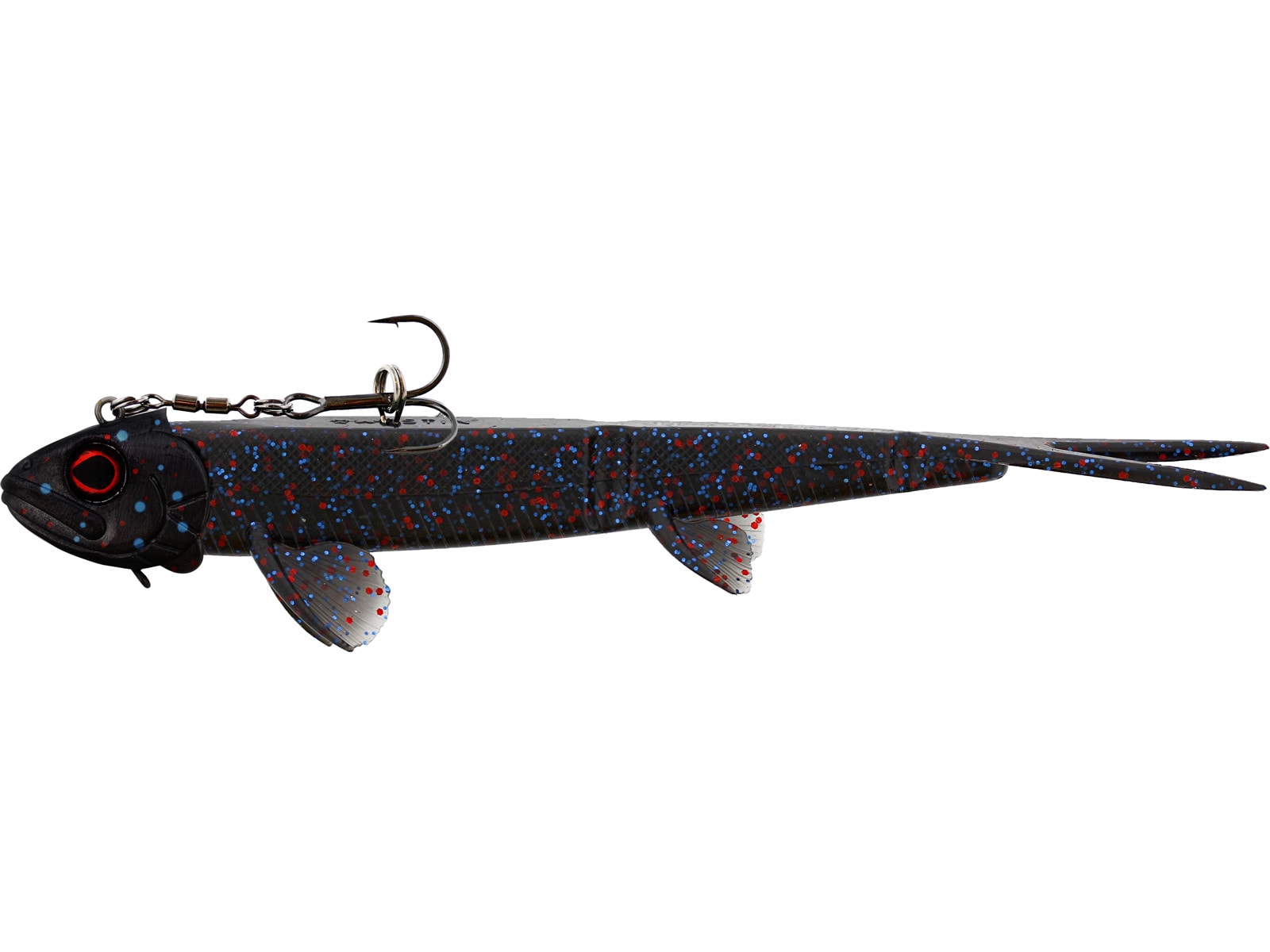 Westin TWINTEEZ PELAGIC V-TAIL R'N'R 21CM 70G BLACK MAMBA -