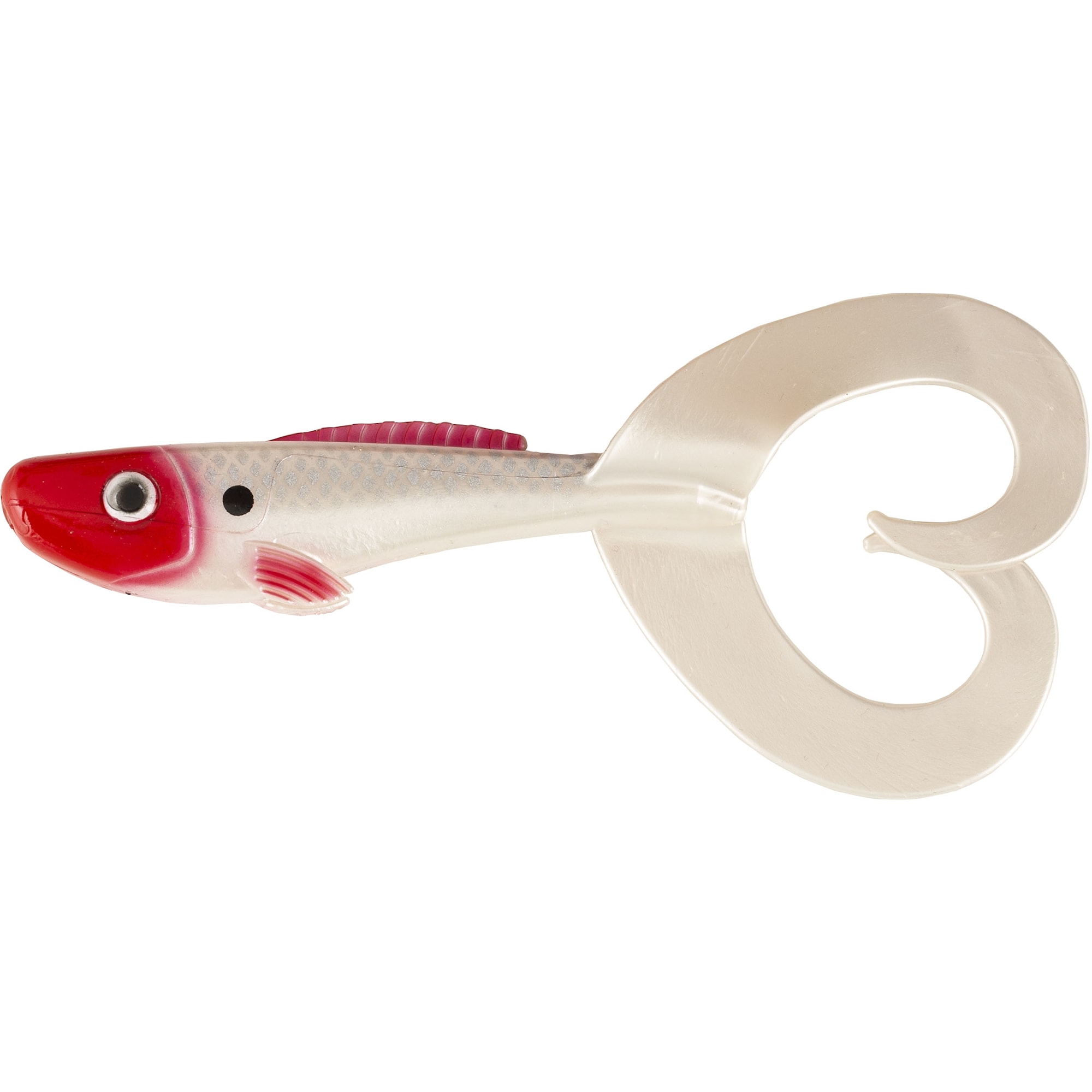 Abu Garcia Beast Twin Tail 21 cm Red Head 2-pack